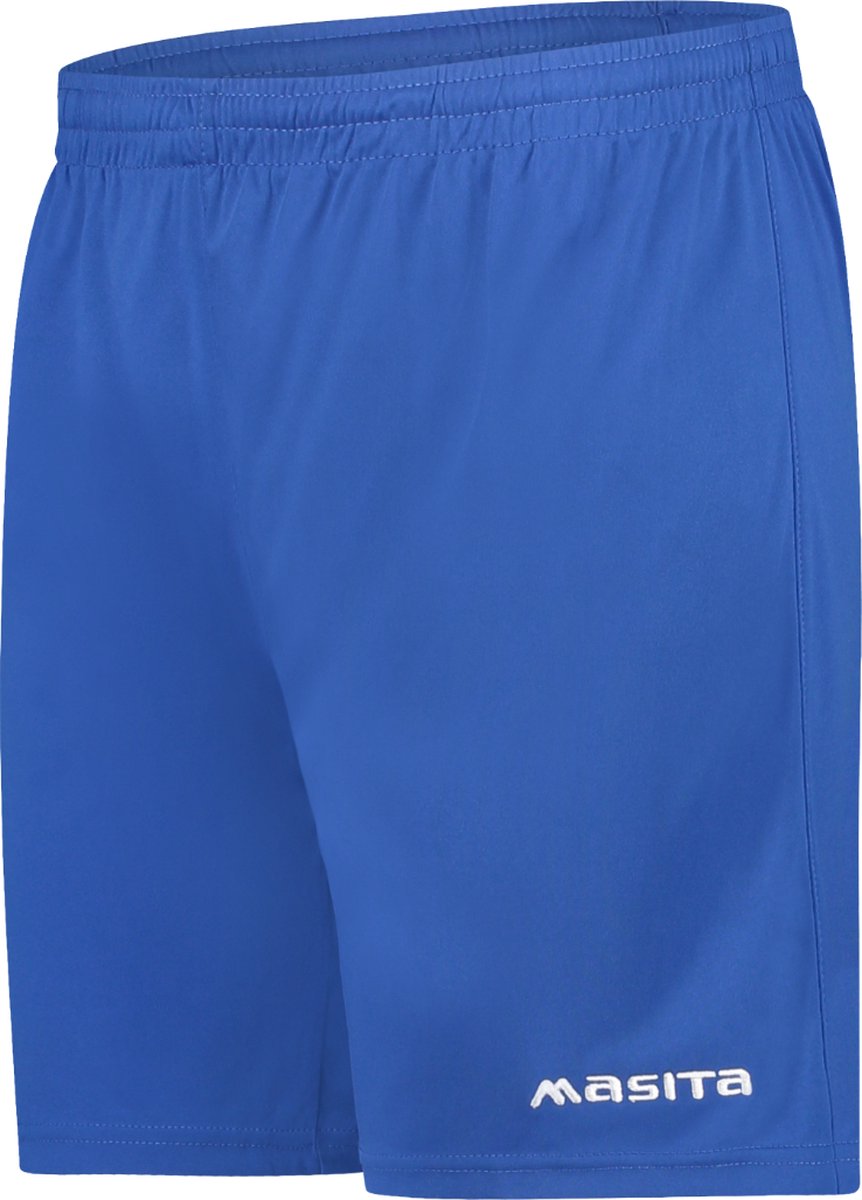 862x1200-22 Masita | Sportbroek Dames & Heren Short Lima Sportbroek kort zonder binnenslip Sportshort - 100% Polyester Soepele Stof Vochtregulerend - ROYAL BLUE - 140 - Afbeelding 1