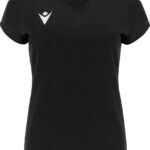 Macron Oxygen Shirt Korte Mouw Dames - Zwart / Wit | Maat: L