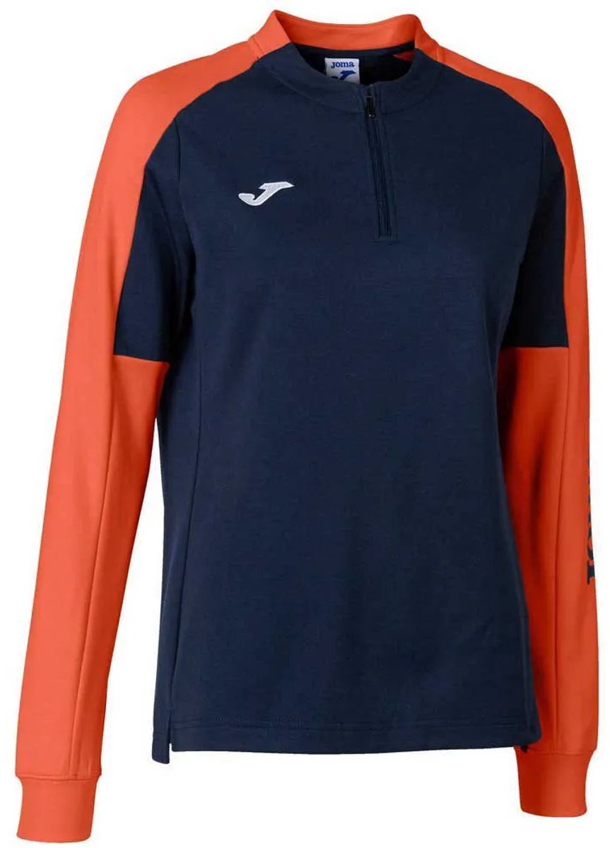 863x1200-46 Joma Eco Championship Recycled Half Rits Sweatshirt Blauw L Vrouw - Afbeelding 1