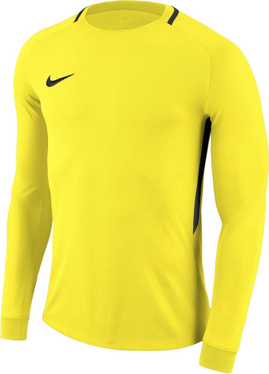 863x1200-50 Nike Park III Longsleeve Jersey Keepersshirt Sportshirt performance - Maat M - Mannen - geel - Afbeelding 1