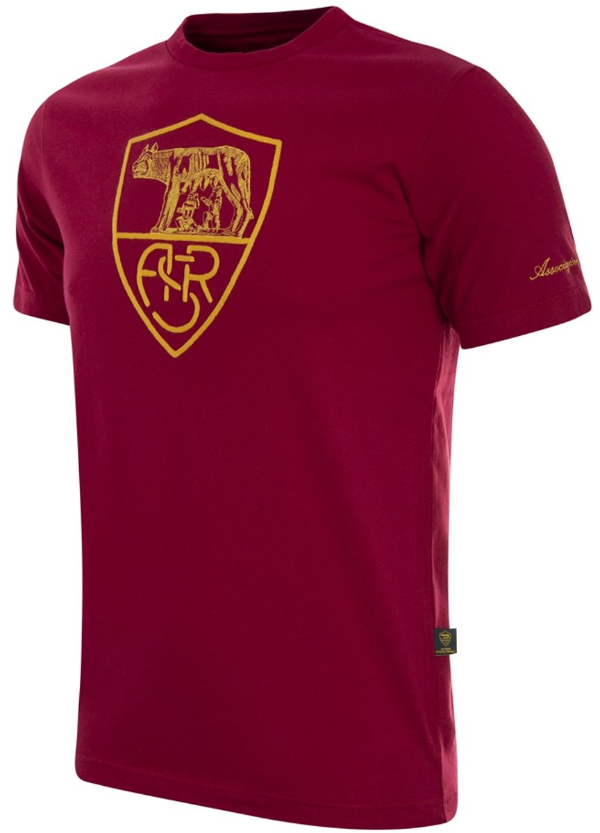864x1200-22 COPA - AS Roma Heritage T-shirt Rosso - Heren - Rood - XS - Afbeelding 1