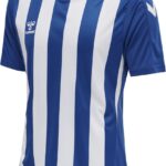Hummel Trikot Kurzarm Hmlcore Xk Striped Jersey S/S True Blue/White-L