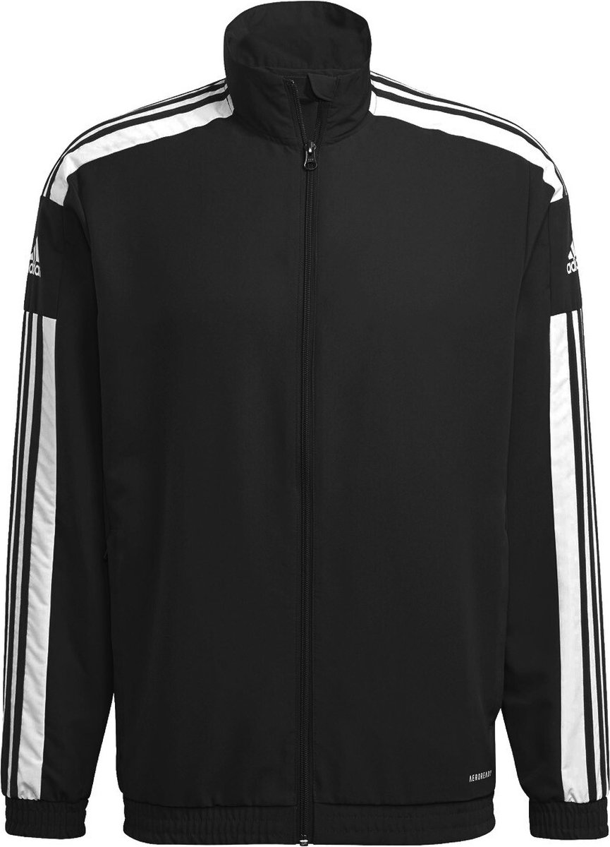 865x1200-15 adidas - Squadra 21 PRE Jacket - Presentatiejack Zwart - S - Zwart - Afbeelding 1