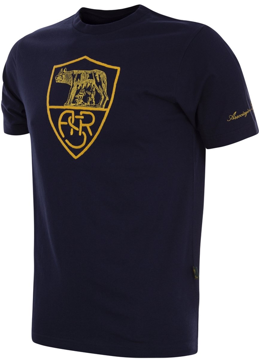 865x1200-26 COPA - AS Roma Heritage T-shirt Blu - Heren - Blauw - L - Afbeelding 1