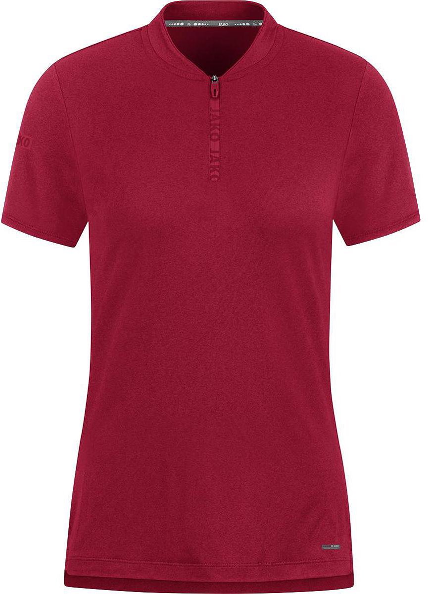 865x1200-4 Jako Pro Casual Polo Dames - Chilirood | Maat: 34 - Afbeelding 1