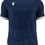 Macron Wyvern Eco Shirt Korte Mouw Heren - Marine / Wit | Maat: 3XL