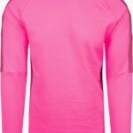 Robey Performance Sweater Heren - Fluo Roze / Zwart | Maat: S