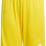 adidas - Squadra 21 Shorts Youth - Gele Voetbalshorts - 164 - Geel
