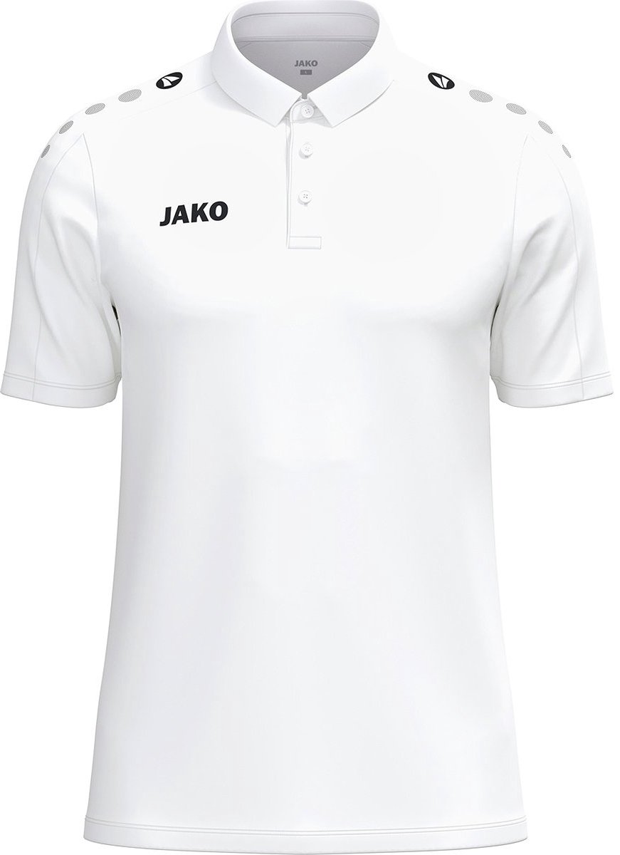 871x1200-10 Jako One Polo Heren - Wit | Maat: L - Afbeelding 1