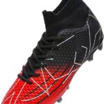 Rubberen Voetbalschoenen Jongens Hoge Top Antislip Turf Sneakers voor Junioren Training