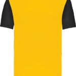 SportSportshirt Kind 10/12 years (10/12 ans) Proact Ronde hals Korte mouw Sporty Yellow / Black 100% Polyester