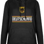 Duitsland Team Dames Hoodie - Zwart - M