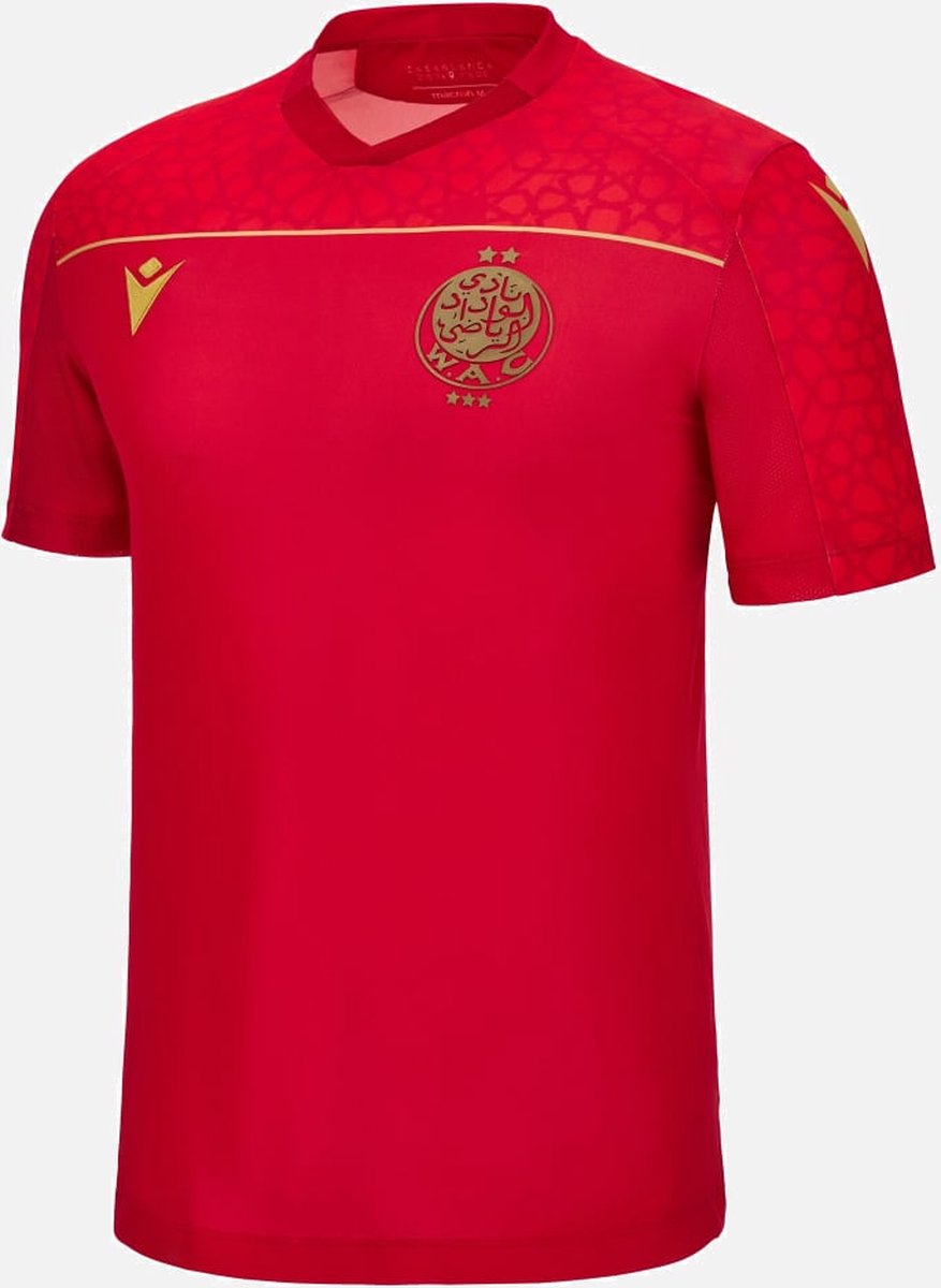 877x1200-42 Wydad Casablanca - Wydad Casablanca Shirt - Marokko Shirt - Voetbalshirt Marokko - Thuisshirt 2024 - Maat XL - Marokkaans Voetbalshirt - Unieke Voetbalshirts - Voetbal - Marokko - Globalsoccershop - Afbeelding 1
