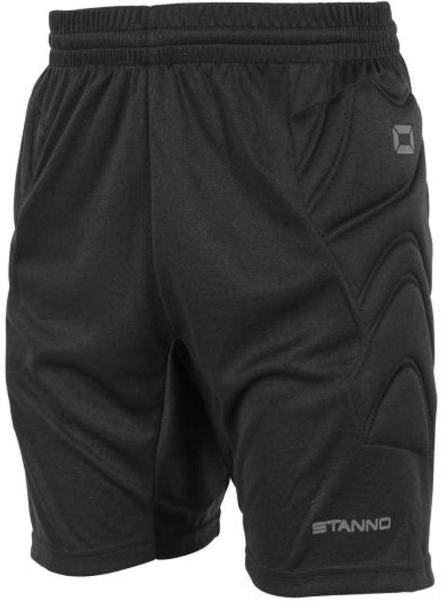 879x1200-105 Stanno - Bounce Goalkeeper Shorts - Sportbroek - Maat S - Zwart - Afbeelding 1