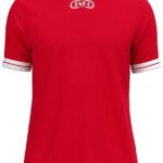 Jako Retro Shirt Korte Mouw Heren - Rood | Maat: XL