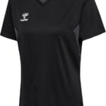 Hummel Damen T-Shirt Hmlauthentic Pl Jersey S/S Woman Black-M