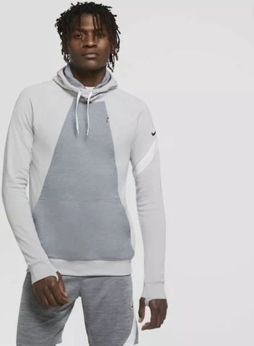 879x1200-5 Nike Academy Football Pullover Hoodie - Grijs - Mannen - Maat XL - Afbeelding 1