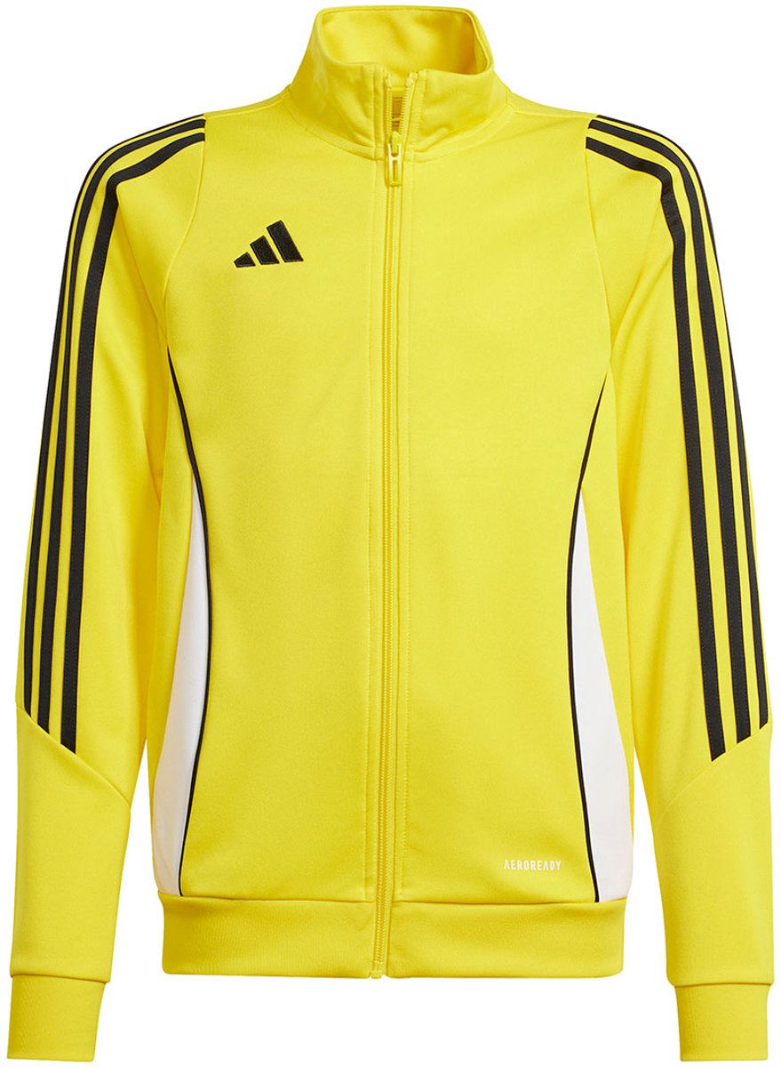 879x1200-55 adidas Tiro 24 Training Trui Kinderen Geel - Maat 164cm - Afbeelding 1