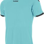 Hummel Fyn Shirt Korte Mouw Kinderen - Munt / Zwart | Maat: 140