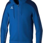 Erima Evo Star Trainingsjack Met Capuchon Kinderen - Royal / Marine | Maat: 128