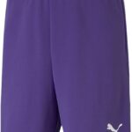 Puma Teamrise Short Kinderen - Paars | Maat: 152