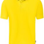 Jako Organic Polo Kinderen - Citroen | Maat: 116