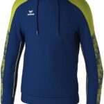 Erima Evo Star Sweatshirt Met Capuchon Heren - Marine / Geel | Maat: L