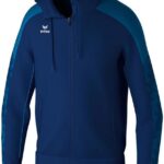 Erima Evo Star Trainingsjack Met Capuchon Kinderen - Marine / Blauw | Maat: 152