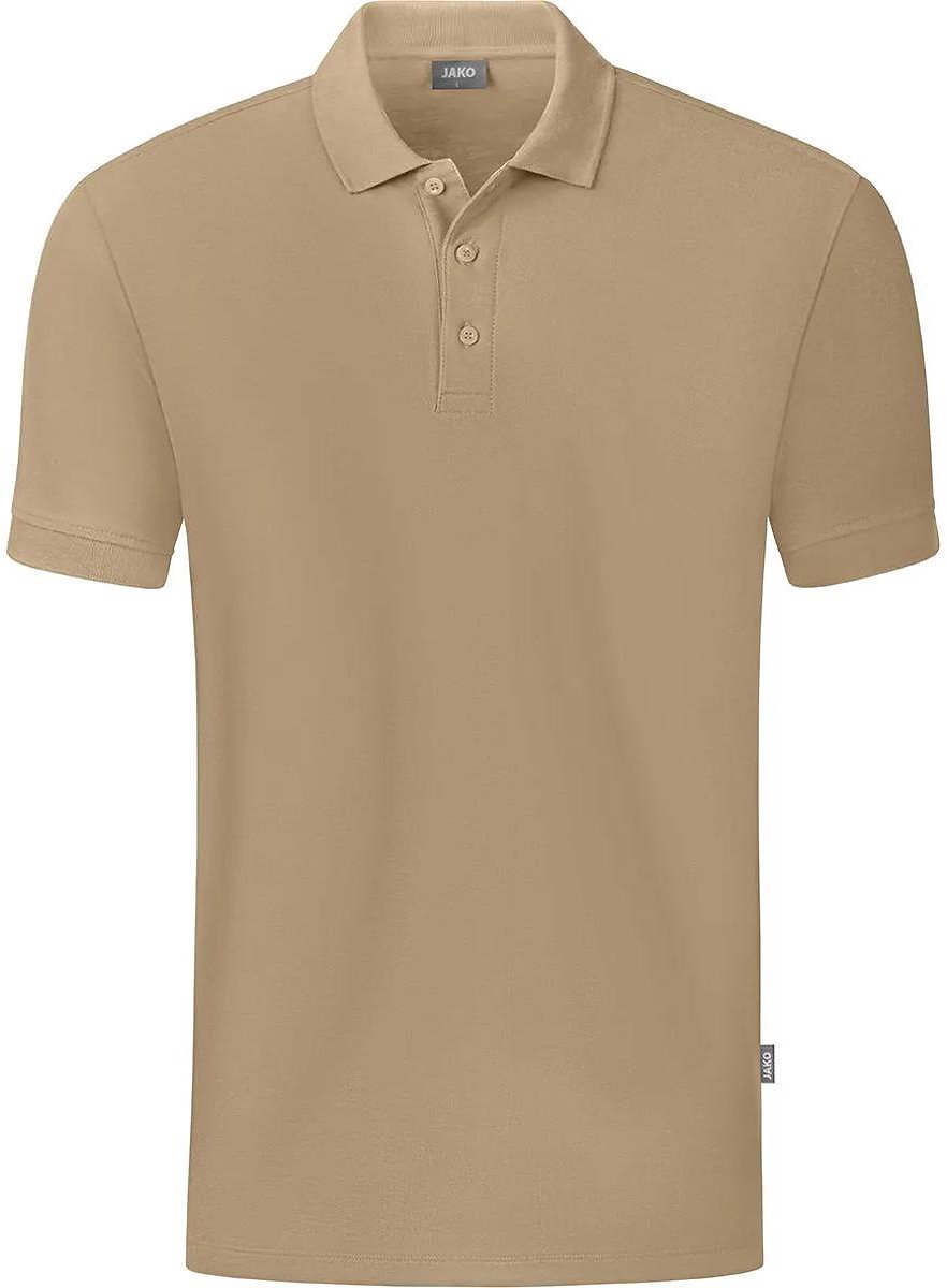 882x1200-189 Jako Organic Polo Kinderen - Zand | Maat: 116 - Afbeelding 1