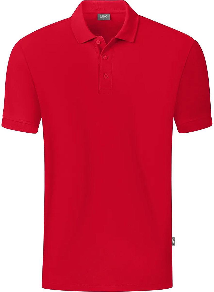 882x1200-228 Jako Organic Polo Dames - Rood | Maat: 34 - Afbeelding 1