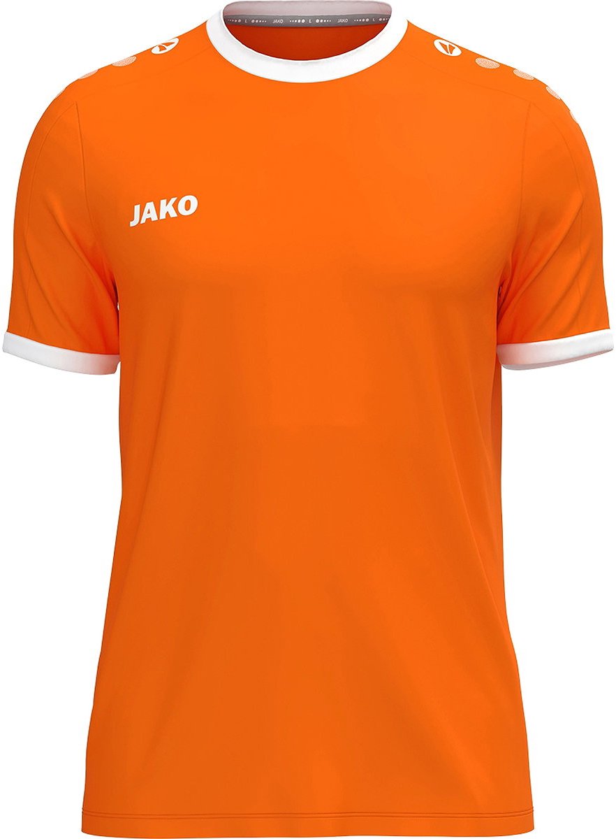 882x1200-23 Jako One Shirt Korte Mouw Kinderen - Fluo Oranje | Maat: 128 - Afbeelding 1