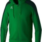 Erima Evo Star Trainingsjack Met Capuchon Kinderen - Groen | Maat: 116