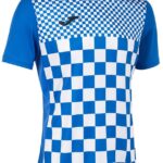 Joma Flag Iii T-shirt Met Korte Mouwen Wit,Blauw M Man