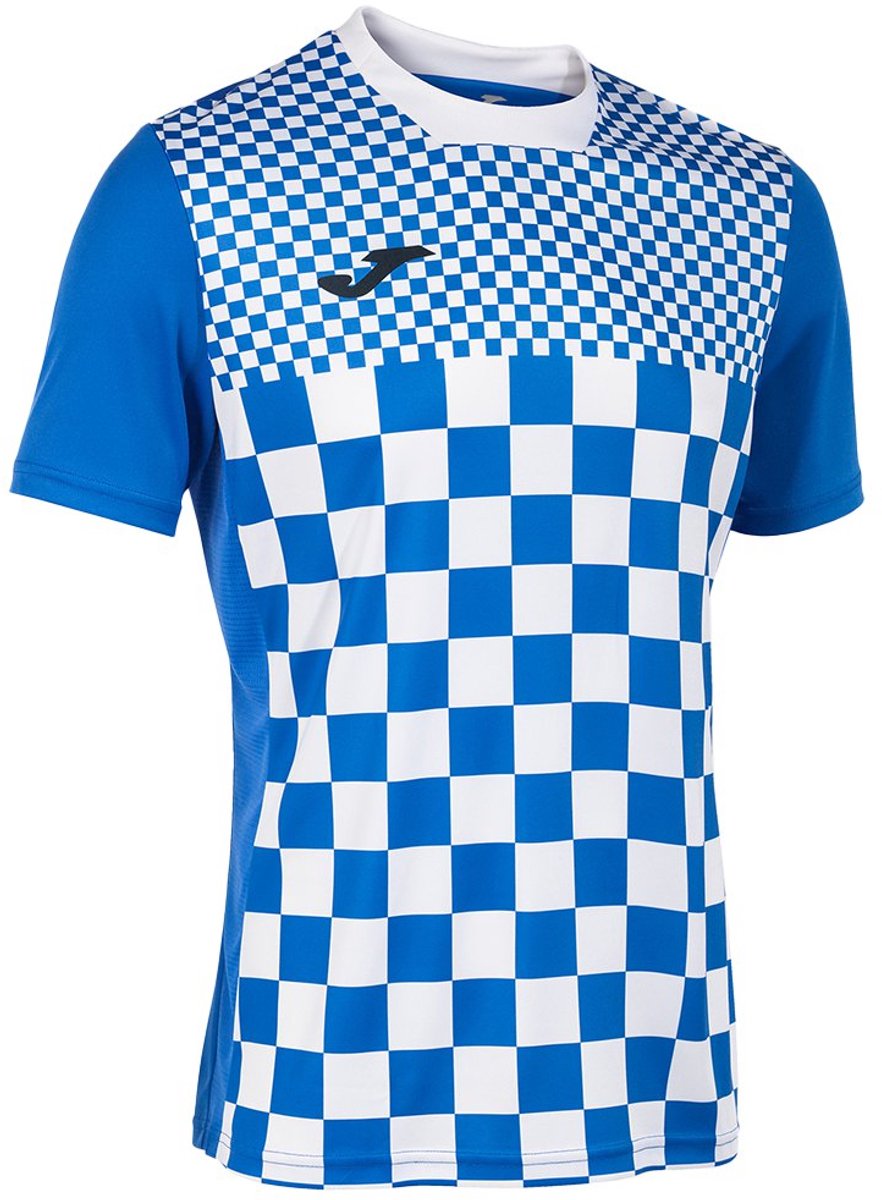 882x1200-258 Joma Flag Iii T-shirt Met Korte Mouwen Wit,Blauw M Man - Afbeelding 1