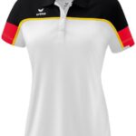 Erima Change Polo Dames - Wit / Zwart / Rood | Maat: 40