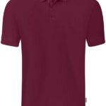 Jako Organic Polo Heren - Kastanje | Maat: M