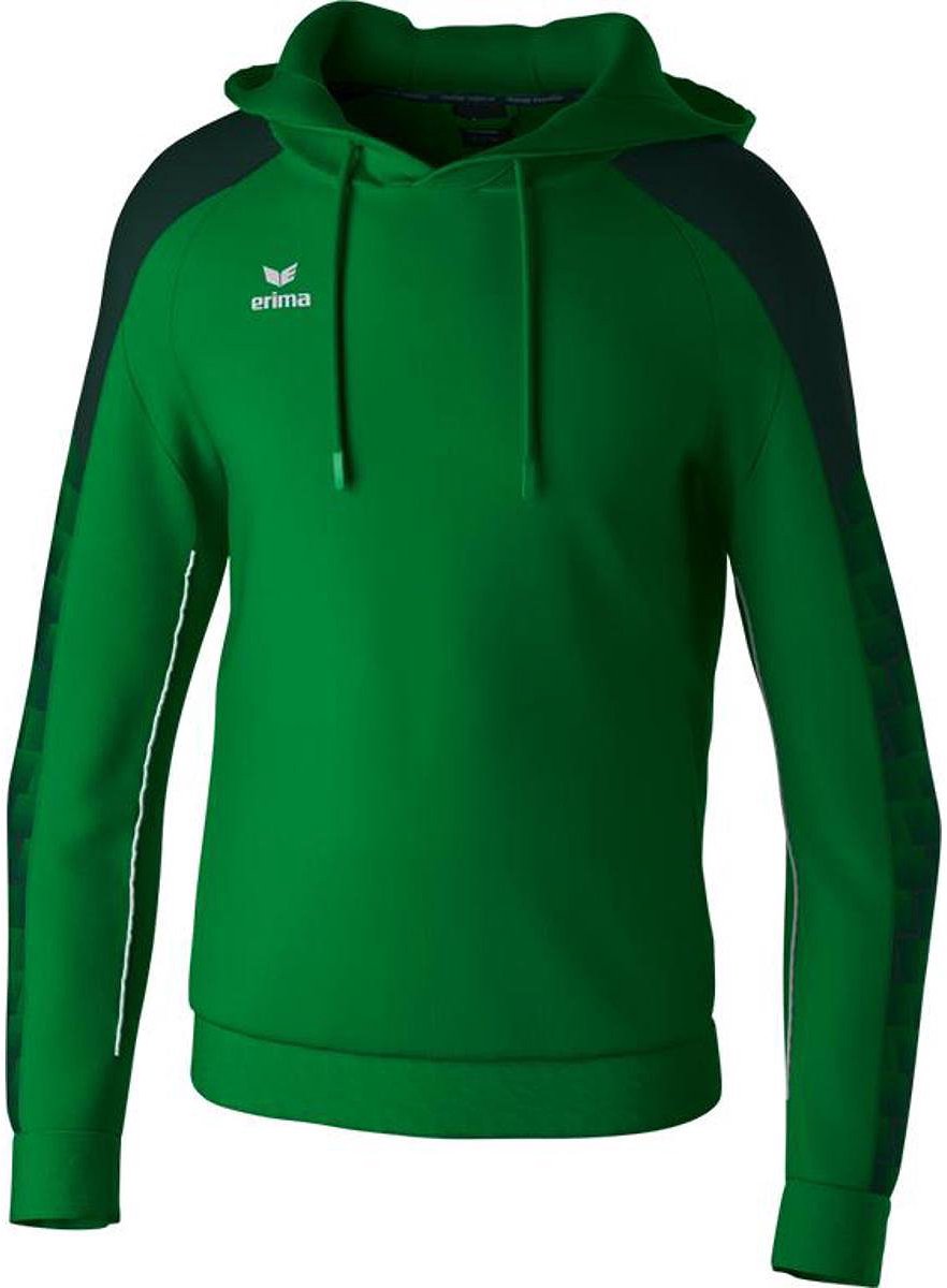 882x1200-284 Erima Evo Star Sweatshirt Met Capuchon Kinderen - Groen | Maat: 128 - Afbeelding 1