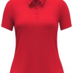 Jako Dynamic Uni Polo Dames - Rood | Maat: M