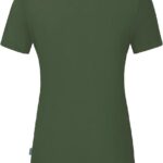 Jako Organic T-Shirt Dames - Olijf | Maat: 34