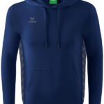 Erima Essential Team Sweatshirt Met Capuchon Kinderen - New Navy / Slate Grey | Maat: 164