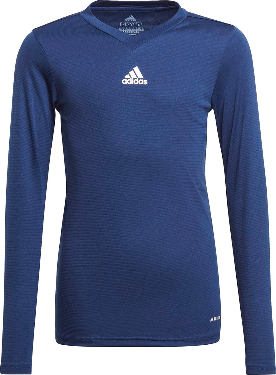 883x1200-23 Adidas Team Base Longsleeve Junior - Maat 152 - Afbeelding 1