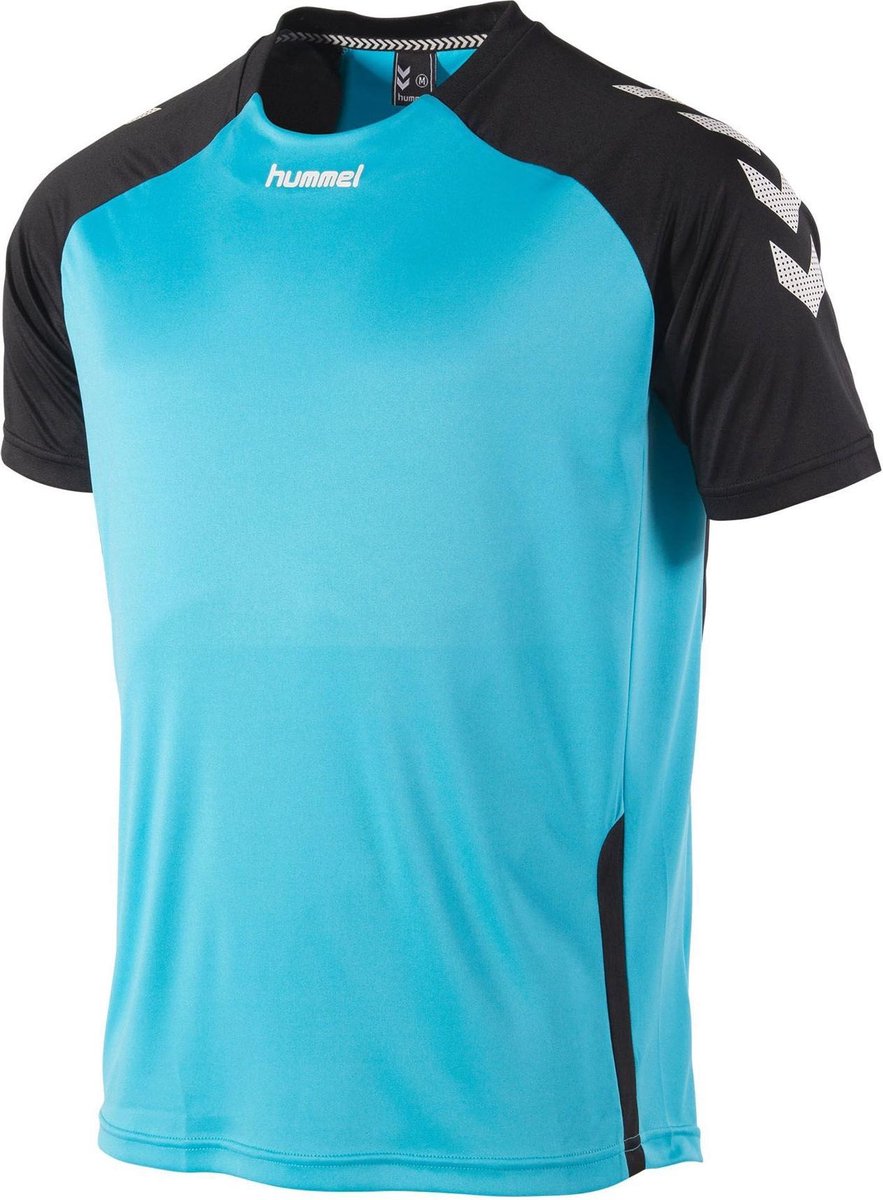 883x1200-5 hummel Aarhus Sportshirt Kids - Maat 128 - Afbeelding 1
