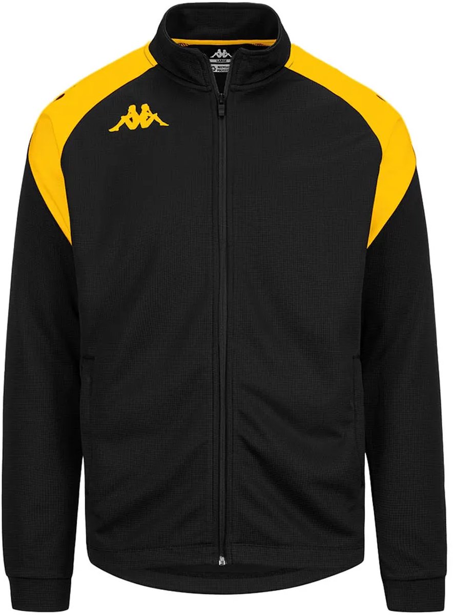 884x1200-12 Kappa Lenno Sweatshirt Met Rits Zwart S Man - Afbeelding 1