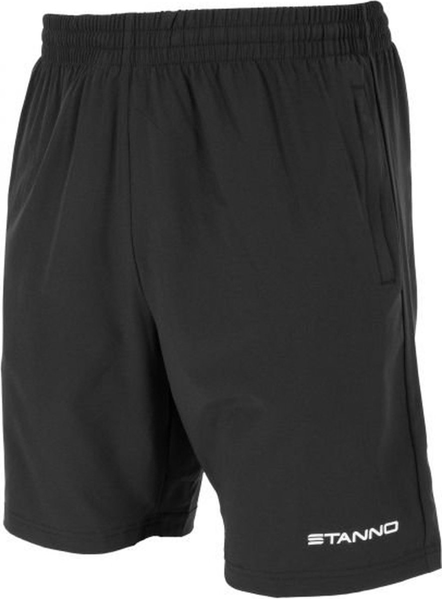 885x1200-7 Stanno - Field Woven Short - Sportbroek - Maat 140 - Zwart - Afbeelding 1