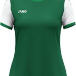 Jako Dynamic Shirt Korte Mouw Dames - Donkergroen / Wit / Groen | Maat: S