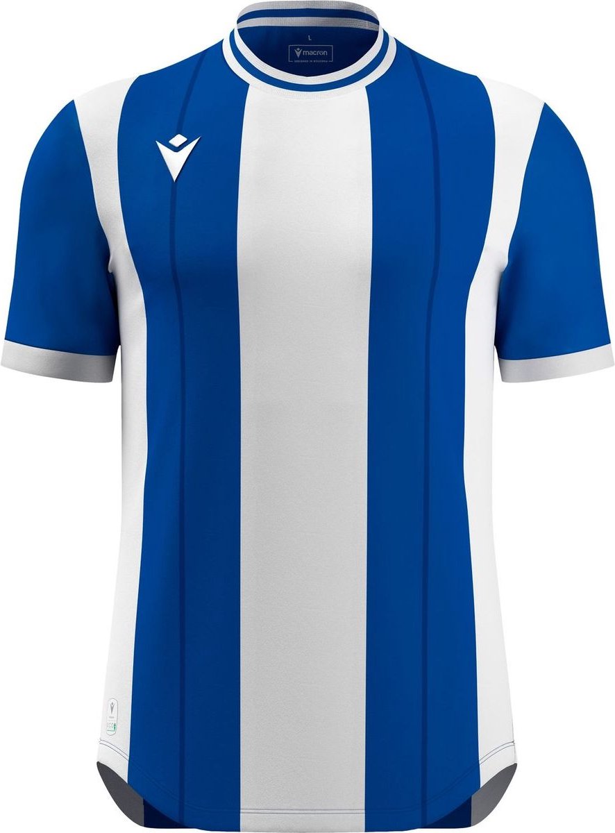 886x1200-4 Macron Propus Eco Shirt Korte Mouw Kinderen - Royal / Wit | Maat: 11-12 Y - Afbeelding 1