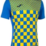 Joma Flag Iii T-shirt Met Korte Mouwen Geel,Blauw 2XL Man
