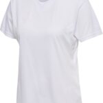 Hummel Damen T-Shirt Hmlauthentic Pl Jersey S/S Woman White-XS