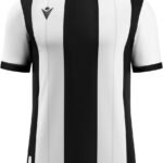Macron Propus Eco Shirt Korte Mouw Kinderen - Wit / Zwart | Maat: 7-8 Y