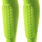 Scheenbeschermers voor voetbal - Scheenbeschermers voor ski's - Lichtgewicht kuitbescherming - Maat XL - groen-Een paar